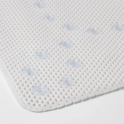 PVC/Cushion Shower Stall Mat White - Room Essentials™ 6 PVC/Cushion Shower Stall Mat White - Room Essentials™ - Image 4