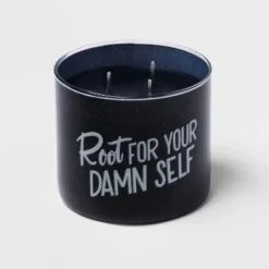 3-Wick 14oz Root for Your Damn Self Wild Berries and Verbena Candle Black - Room Essentials™ -Outlet The Casa Gleam Store GUEST 972cdfb3 675e 417e 9708 e5ca4af3d13e