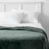 Solid Plush Bed Blanket - Room Essentials™ Gray -Outlet The Casa Gleam Store GUEST 98941115 9506 4176 8e73 8b59c56f9b3f