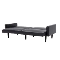 Faux Leather Futon Sofa with Arms Black - Room Essentials™ -Outlet The Casa Gleam Store GUEST 9d1c56ec c4dc 4391 8d2f 40e99d25975e