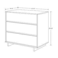 Modern 3 Drawer Dresser - Room Essentials™ Espresso -Outlet The Casa Gleam Store GUEST 9d778196 a9cd 4ede 98f1 9bb8f0b674a1