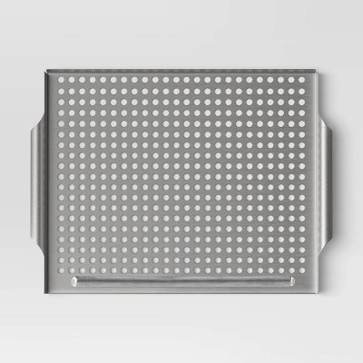 Stainless Steel Barbecue Topper - Room Essentials™ 3 Stainless Steel Barbecue Topper - Room Essentials™