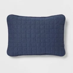 Standard Jersey Quilt Sham - Room Essentials™ Navy 12 Standard Jersey Quilt Sham - Room Essentials™ Navy -Outlet The Casa Gleam Store GUEST a3d85b6d 8cd8 43c3 b9b2 36da911a712b