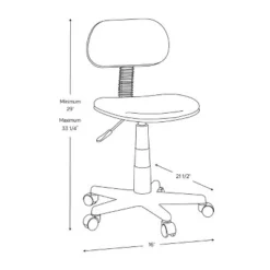 Task Chair Black - Room Essentials™ -Outlet The Casa Gleam Store GUEST a8bb2263 0414 4946 a186 95668ff06044
