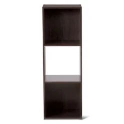 11" 3 Cube Organizer Shelf - Room Essentials Dark Brown -Outlet The Casa Gleam Store GUEST abe49f02 9dc4 4948 9db7 dafc772e8020