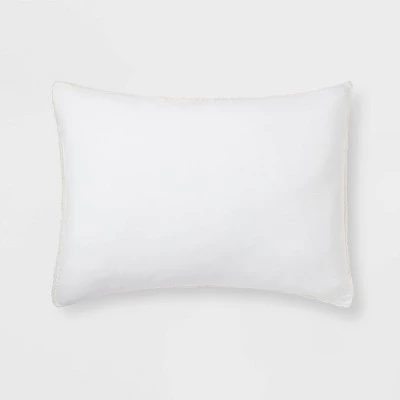 Standard Sherpa Washed Microfiber Comforter Sham - Room Essentials™ Black 7 Standard Sherpa Washed Microfiber Comforter Sham - Room Essentials™ Black - Image 5