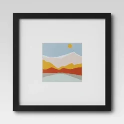 Set of 9 Gallery Frame Set 10" x 10" Matted to 5" x 5" Black - Room Essentials™ -Outlet The Casa Gleam Store GUEST af8bf485 bdf5 4dc9 8ddd 284197740a27