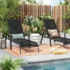 Sling Stacking Steel Outdoor Patio Chaise Lounge Black - Room Essentials™ -Outlet The Casa Gleam Store GUEST aff77174 2248 4163 a4fe 78a056cf9249