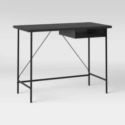 Wood and Metal Writing Desk with Storage - Room Essentials™ Black 10 Wood and Metal Writing Desk with Storage - Room Essentials™ Black -Outlet The Casa Gleam Store GUEST b6ee626e 3265 49db 8365 a9aaf9b3dcc2