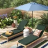 78"x22" Outdoor Chaise Lounge Cushion Fern Shower Green - Room Essentials™ -Outlet The Casa Gleam Store GUEST bd924e1f 7d3d 4061 b99a 14d9e698cd8b
