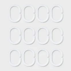 PEVA Shower Curtain + Rings White - Room Essentials™ -Outlet The Casa Gleam Store GUEST c0a70b98 8c59 4ee9 bf05 646fffa37040