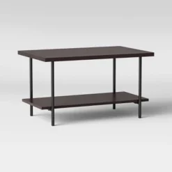 Wood and Metal Coffee Table - Room Essentials™ Espresso 16 Wood and Metal Coffee Table - Room Essentials™ Espresso -Outlet The Casa Gleam Store GUEST c493e6ac d8b2 4fbe 88ce 0923f7849a46