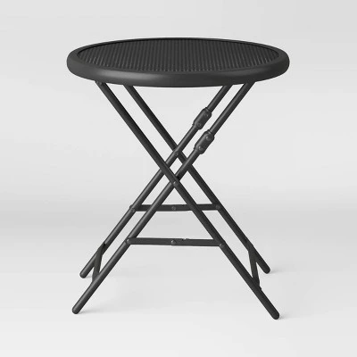 18" Steel Mesh Patio Folding Table - Room Essentials™ 4 18" Steel Mesh Patio Folding Table - Room Essentials™ - Image 2
