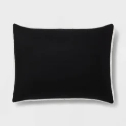 Standard Sherpa Washed Microfiber Comforter Sham - Room Essentials™ Black 16 Standard Sherpa Washed Microfiber Comforter Sham - Room Essentials™ Black -Outlet The Casa Gleam Store GUEST c6a5affb 3b73 4748 a0d7 0bbd69bc2685