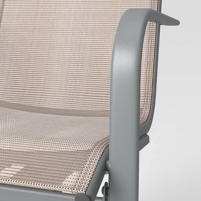 2pc Sling Outdoor Patio Dining Chairs Swivel Chairs - Room Essentials™ Tan 8 2pc Sling Outdoor Patio Dining Chairs Swivel Chairs - Room Essentials™ Tan - Image 6