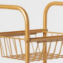 Tall Bath Storage Tower Metallic Gold - Room Essentials™ -Outlet The Casa Gleam Store GUEST c84b5b05 93f5 4012 9afe 4b31fdcded9f