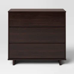 Modern 3 Drawer Dresser - Room Essentials™ Espresso -Outlet The Casa Gleam Store GUEST c87f4545 981a 4374 ae7c 01dd819383e7