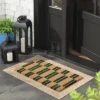 1'4"x2'4" Blocks Rectangular Outdoor Door Mat Green - Room Essentials™ -Outlet The Casa Gleam Store GUEST cba0a36c 80ac 4cd9 a18f d2b50720fcd8
