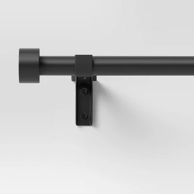 Easy Hang Frame Mount Curtain Rod Set Black - Room Essentials™ 7 Easy Hang Frame Mount Curtain Rod Set Black - Room Essentials™ - Image 5