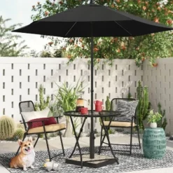 7.5' Round Outdoor Patio Market Umbrella - Room Essentials™ Mint