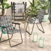 Web Strap Patio Chair - Room Essentials™ White -Outlet The Casa Gleam Store GUEST d460cd26 5d03 442a baf2 616f521d0685