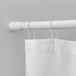 Shower Rod and Ring Bundle White - Room Essentials™ -Outlet The Casa Gleam Store GUEST d519af42 0639 4f98 b2a8 945f3c1cf2dc
