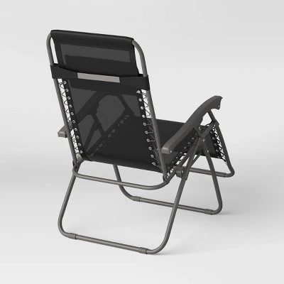 Zero Gravity Lounger - Room Essentials™ Black 6 Zero Gravity Lounger - Room Essentials™ Black - Image 4