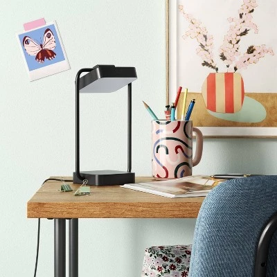 Panel Task Lamp (Includes LED Light Bulb) - Room Essentials™ Gray 4 Panel Task Lamp (Includes LED Light Bulb) - Room Essentials™ Gray - Image 2