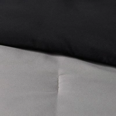 Solid Microfiber Reversible Comforter & Sheets Set - Room Essentials™ Blue/navy 7 Solid Microfiber Reversible Comforter & Sheets Set - Room Essentials™ Blue/navy - Image 5