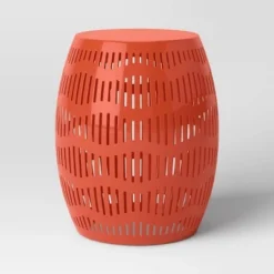 Metal Cutout Patio Accent Table - Room Essentials™ Red -Outlet The Casa Gleam Store GUEST dcf06a1e e8ff 4a58 8bde d886a9a7d489