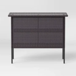 3pc Wicker Store & Serve Bar Set - Dark Brown - Room Essentials™ -Outlet The Casa Gleam Store GUEST dd0fe782 5dad 4a3f 9ffb 83e0d2ed5703