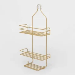 Metal Over The Shower Storage Brass - Room Essentials™ -Outlet The Casa Gleam Store GUEST e1a4ae3d 081f 4d2d 921c 85befd4943a5