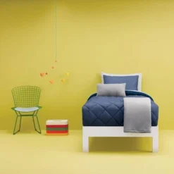 Solid Microfiber Reversible Decorative Bed Set with Throw - Room Essentials™ White -Outlet The Casa Gleam Store GUEST e7729158 b6ce 4189 bc30 bc310321a313