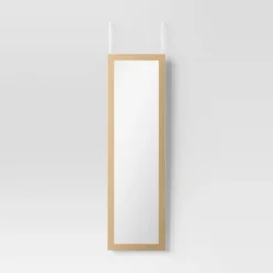 14.8" x 50.7" Over the Door Mirror - Room Essentials™ White -Outlet The Casa Gleam Store GUEST e8ed53f9 2e8d 4b16 8587 0d8631fe91b9