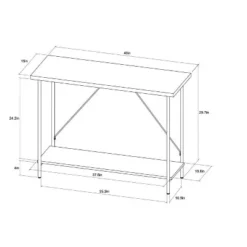Wood and Metal Console Table Natural - Room Essentials™ 7 Wood and Metal Console Table Natural - Room Essentials™ -Outlet The Casa Gleam Store GUEST ea2b787d ae18 4a28 a62e deb75f448042