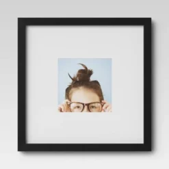 Set of 9 Gallery Frame Set 10" x 10" Matted to 5" x 5" Black - Room Essentials™ -Outlet The Casa Gleam Store GUEST eaa61224 62dd 45bd b00e 90294be0d99f
