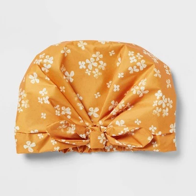 Floral Shower Cap Yellow - Room Essentials™ 4 Floral Shower Cap Yellow - Room Essentials™ - Image 2