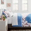 Butterfly Print Microfiber Decorative Bed Set with Throw Blue/Red/White - Room Essentials™ -Outlet The Casa Gleam Store GUEST ed97f3d3 53a8 41f3 8790 11a72e1de627