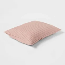 Standard Garment Washed Microfiber Quilt Sham Light Pink - Room Essentials™ 6 Standard Garment Washed Microfiber Quilt Sham Light Pink - Room Essentials™ -Outlet The Casa Gleam Store GUEST ee82cdc6 05dd 44bd b0a0 9fc46c632069