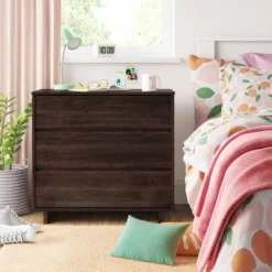 Modern 3 Drawer Dresser - Room Essentials™ Espresso