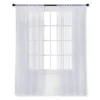1pc Sheer Crinkle Window Curtain Panel White - Room Essentials™ 1 1pc Sheer Crinkle Window Curtain Panel White - Room Essentials™ -Outlet The Casa Gleam Store GUEST f11e80ef 19ae 4969 a60d ea12b6ae9195