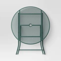 Steel Round Metal Mesh Folding Outdoor Portable Dining Table Green - Room Essentials™ -Outlet The Casa Gleam Store GUEST f3afba5d 76a6 4573 bdbe d9786417d550