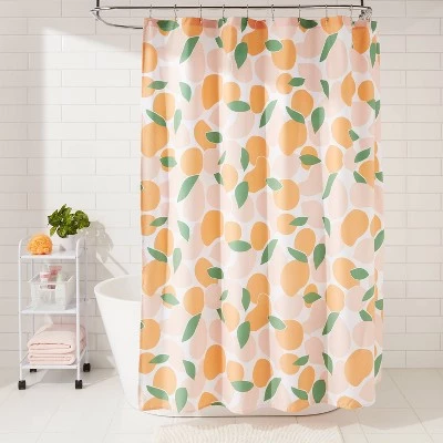 Fruit Microfiber Shower Curtain - Room Essentials™ 3 Fruit Microfiber Shower Curtain - Room Essentials™